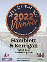 Best Of The 603 | Winner | Manchester Radio Group | Hamblett & Kerrigan | Voted Best Bankruptcy Law